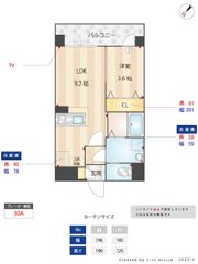 アクアリア室見の間取り画像