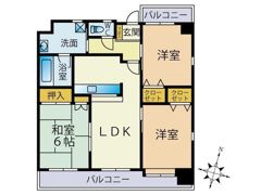 シャトーポルテの間取り画像