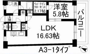 アーバンハイツ住乃江の間取り画像