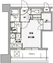 アクタス天神北の間取り画像