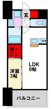 LIFEFIELD二日市駅前の間取り画像