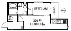Ciel鳥飼 705の間取り画像