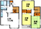 タウンハウス筑紫の間取り画像