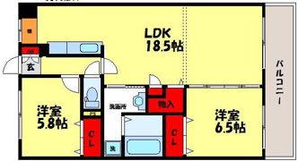 コンフォールシャトレの間取り画像