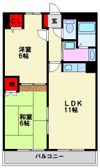 オリンピア那珂川の間取り画像