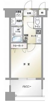 エンクレスト薬院IIIの間取り画像