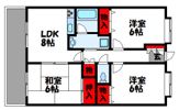 ベルクールの間取り画像