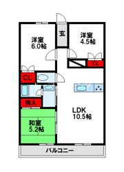 ボックスK-81の間取り画像