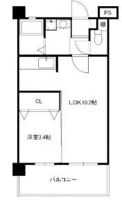 ウィステアリア博多東の間取り画像