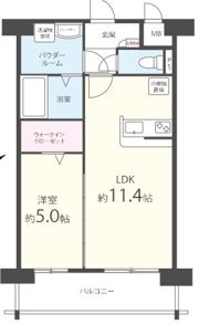 テイルガーデン博多の間取り画像