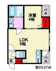 博多小町IIの間取り画像