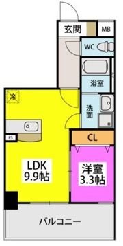 住吉神南プレイスの間取り画像