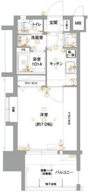 サヴォイ箱崎邸園の間取り画像