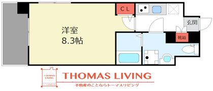 アクアシティ警固の間取り画像