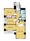 グランドメゾン百道浜オーシャン＆フォレストの間取り画像