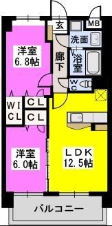 コンフォート東比恵の間取り画像