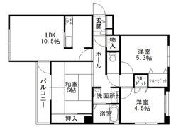 モントーレ大濠の間取り画像