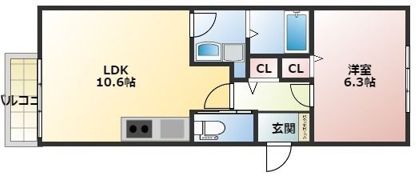SunMark高宮南の間取り画像