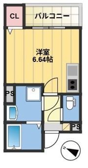 THE NOBLES 紫の間取り画像