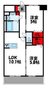 レガリア新宮の間取り画像