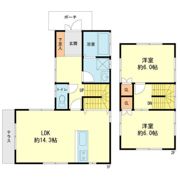 戸建N-2、1の間取り画像