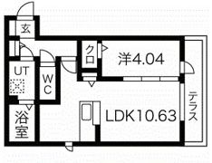 D-room大野城 A棟の間取り画像