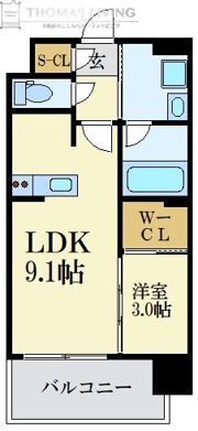 サニークレスト東比恵IIの間取り画像