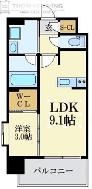 サニークレスト東比恵IIの間取り画像