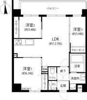 MODERN ASPIRATION大濠公園の間取り画像