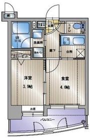 アクタス天神セントラルタワーの間取り画像