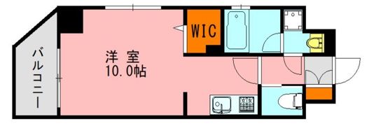 アソシアグロッツォ博多プレイスの間取り画像
