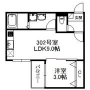 ポラリス小田部の間取り画像