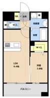 KL天神南の間取り画像