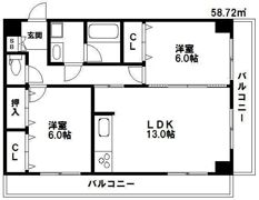 サンシャインひがし大橋の間取り画像