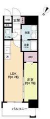 MODERN PALAZZO天神北IIの間取り画像
