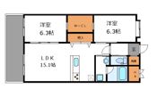 アントレ平尾参道の間取り画像