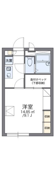 レオパレスyosigenの間取り画像