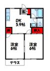 エルディム峯川の間取り画像