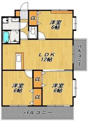 アベニールKAIの間取り画像
