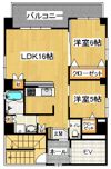 大濠パークサイドレジデンスの間取り画像