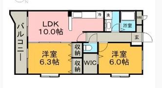 アポロ空港HILLの間取り画像