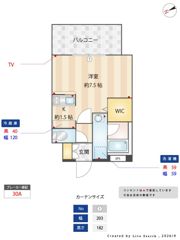 エンクレスト博多Reyの間取り画像