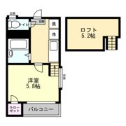 プライマリー大橋東の間取り画像