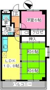 リバティー相生の間取り画像
