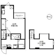 メゾンソレイユ那珂の間取り画像