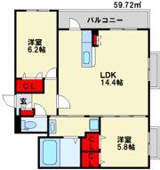 シナンジュの間取り画像
