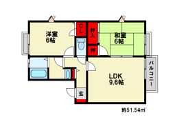 アムール8の間取り画像