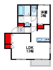 シャングリラII番館の間取り画像