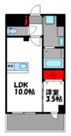 シンセラティ薬院の間取り画像