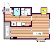 メジテラーネ薬院の間取り画像